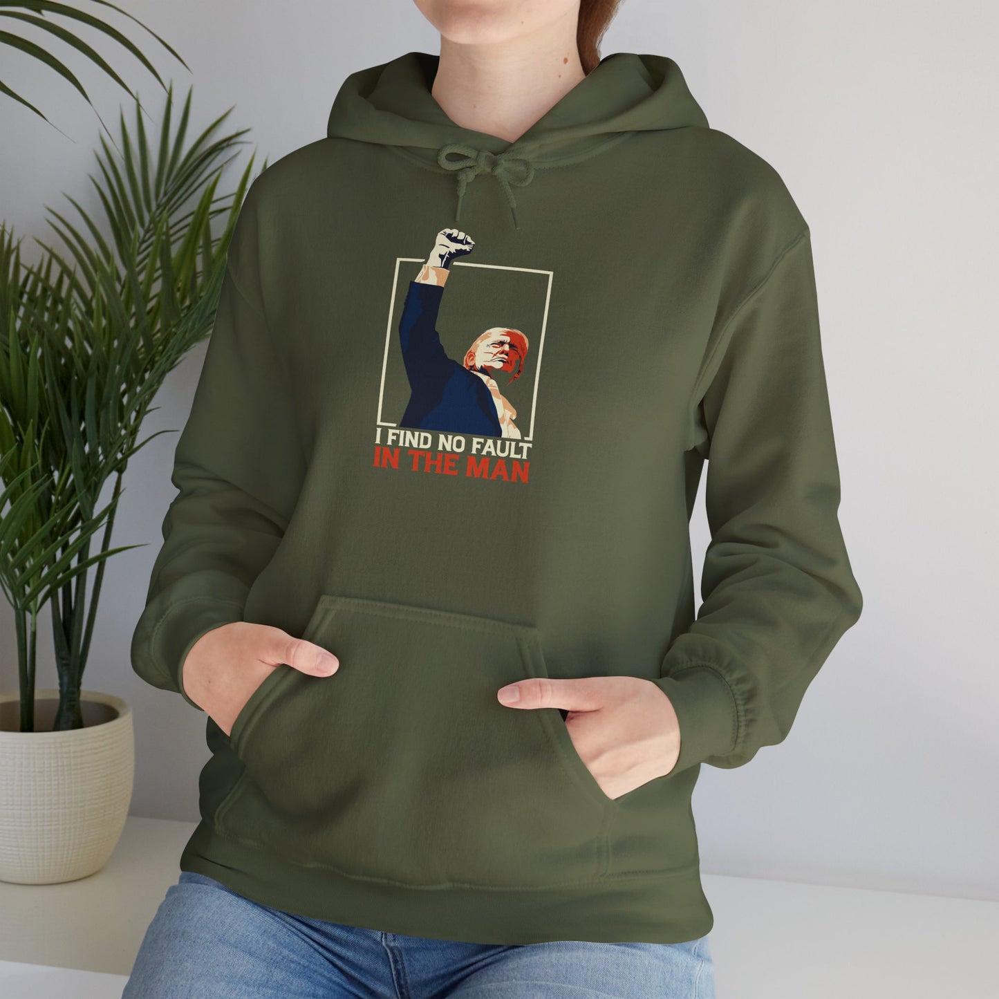 I Find No Fault Unisex Heavy Blend™ Hooded Sweatshirt - Empowering Statement Apparel