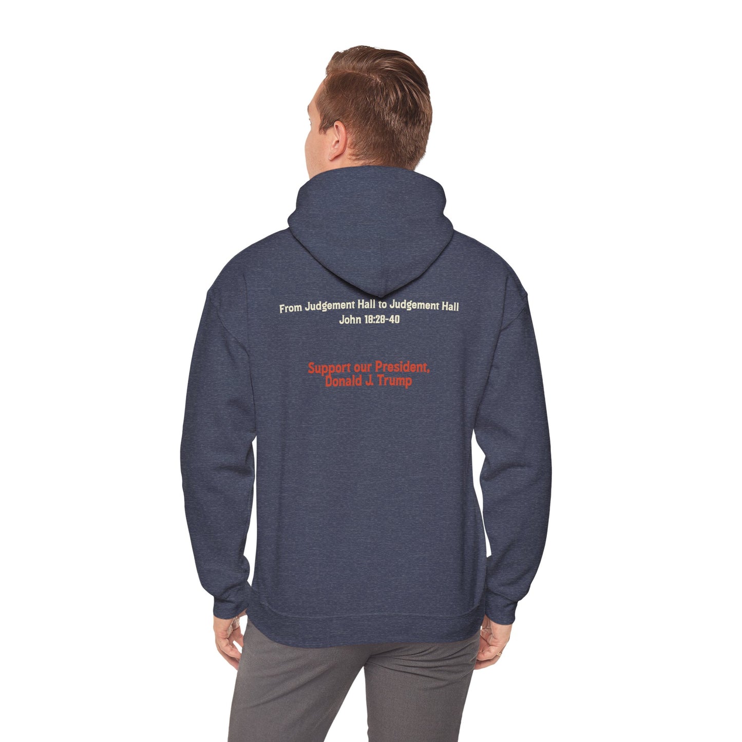 I Find No Fault Unisex Heavy Blend™ Hooded Sweatshirt - Empowering Statement Apparel