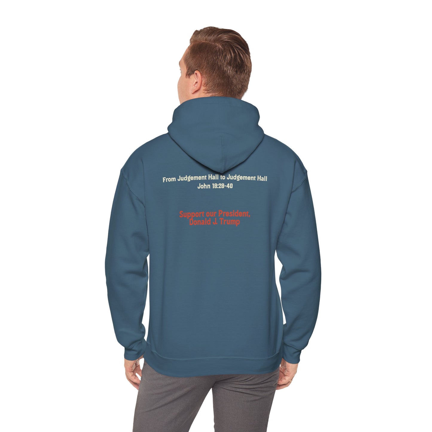 I Find No Fault Unisex Heavy Blend™ Hooded Sweatshirt - Empowering Statement Apparel