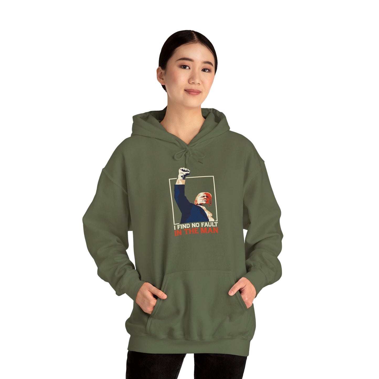 I Find No Fault Unisex Heavy Blend™ Hooded Sweatshirt - Empowering Statement Apparel