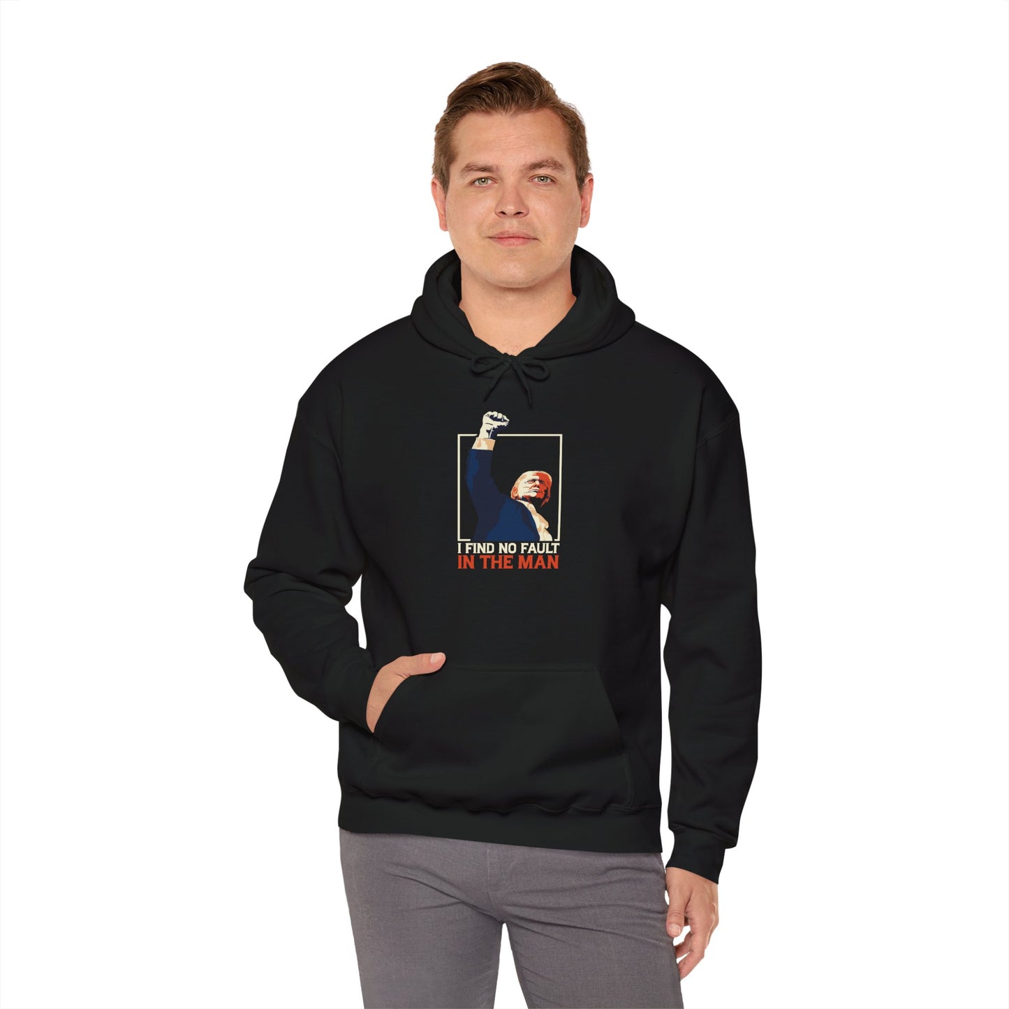 I Find No Fault Unisex Heavy Blend™ Hooded Sweatshirt - Empowering Statement Apparel