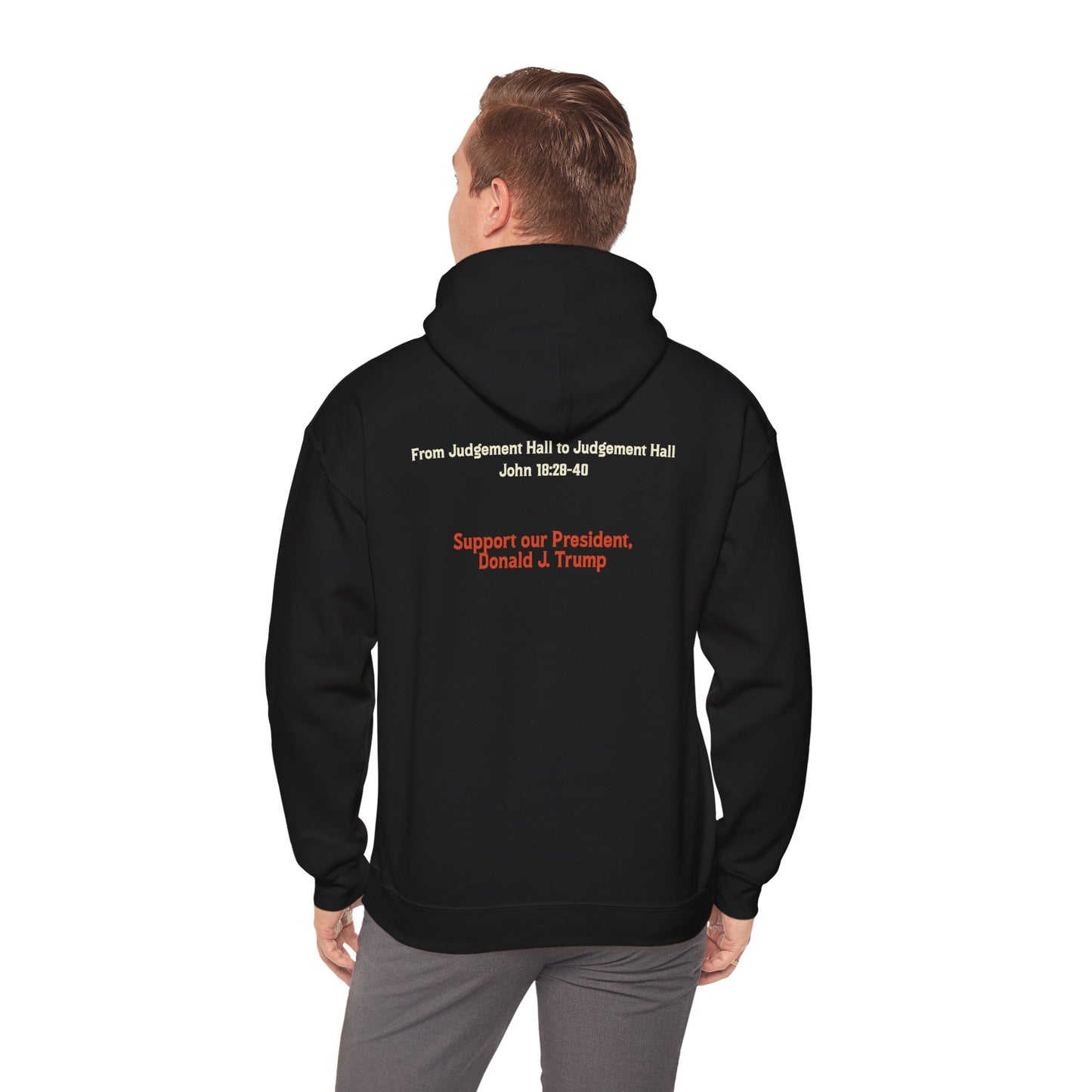 I Find No Fault Unisex Heavy Blend™ Hooded Sweatshirt - Empowering Statement Apparel